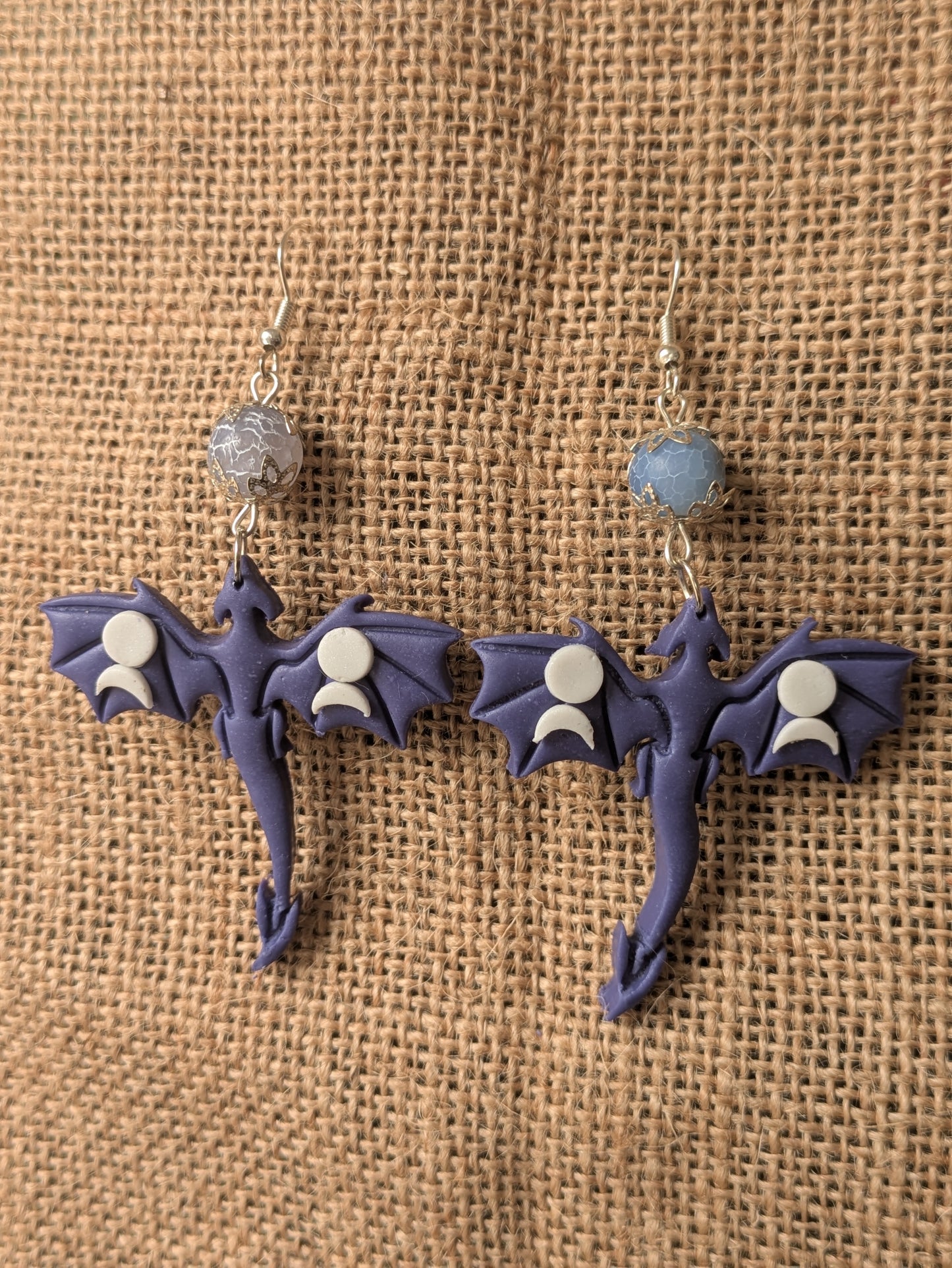 Boucles d'oreilles Dragons Lunaires