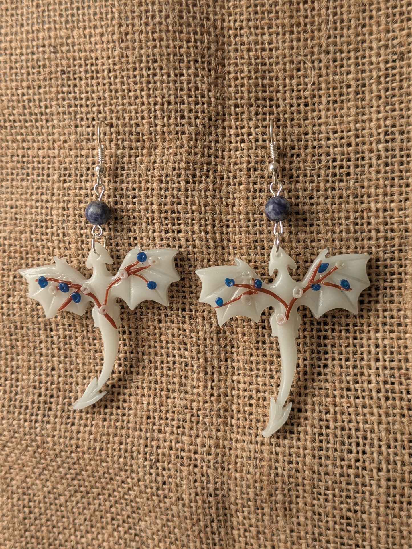 Boucles d'oreilles dragons d'hiver