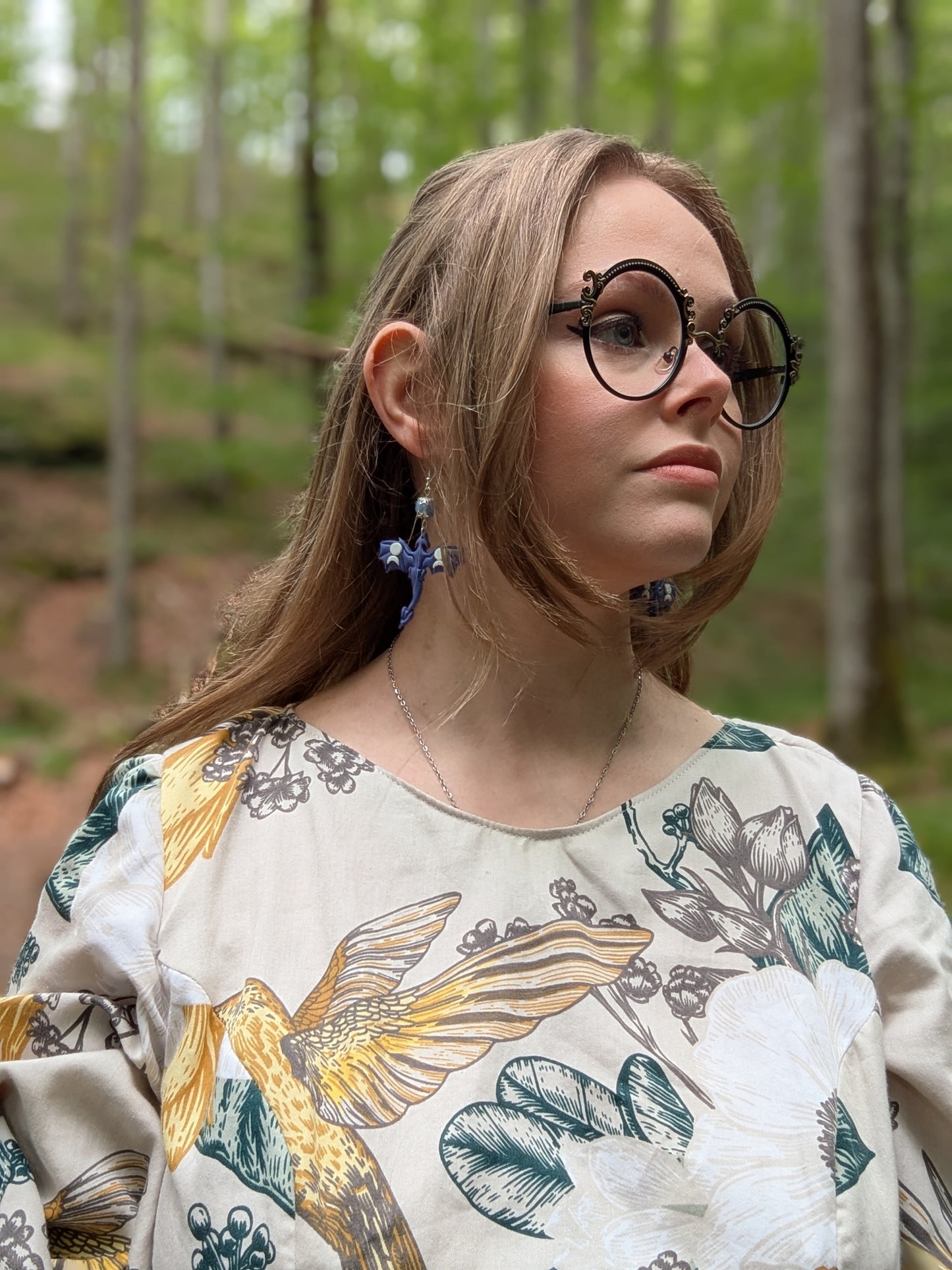 Boucles d'oreilles Dragons Lunaires