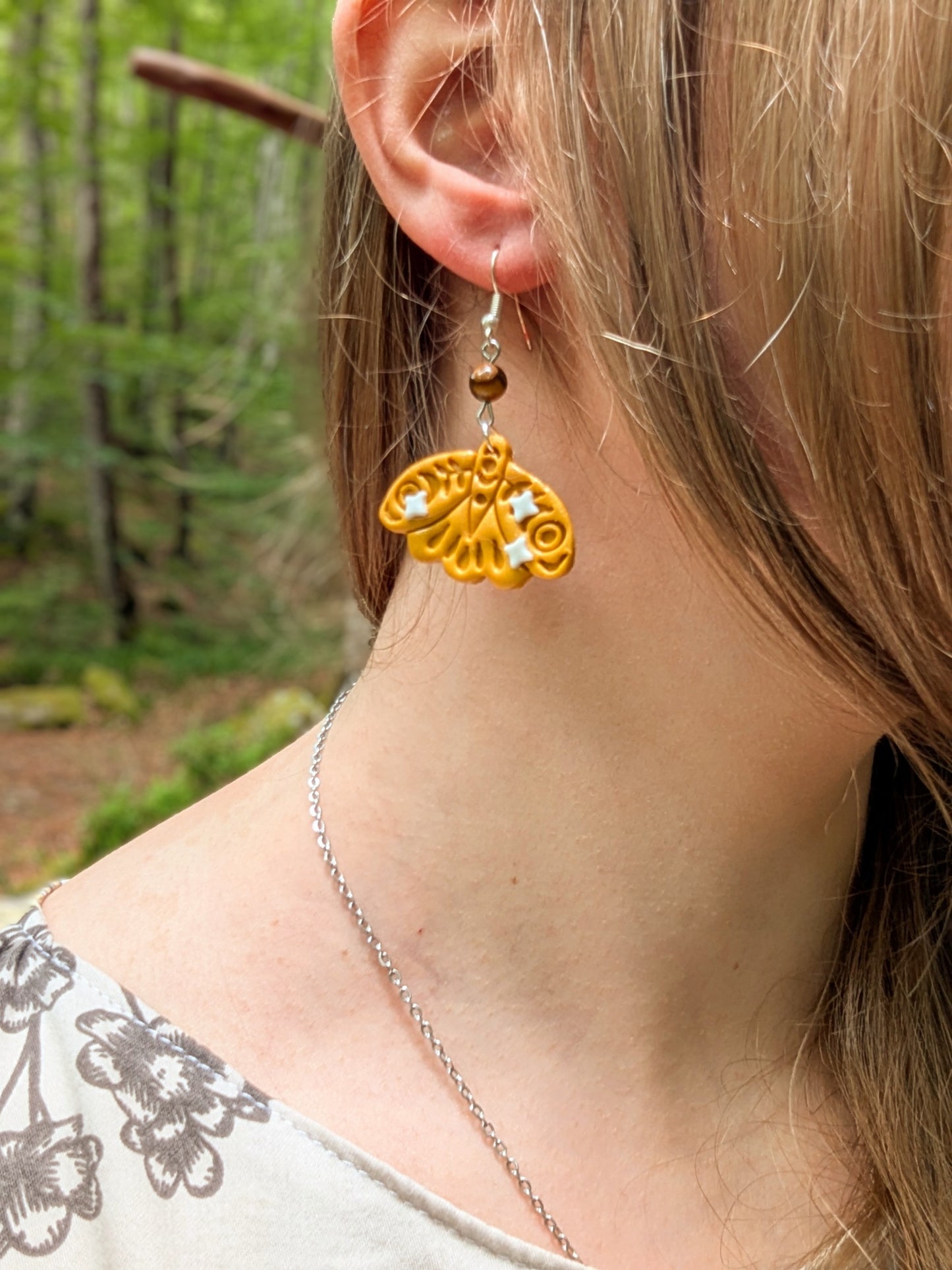 Boucles d'oreilles Phalènes Or