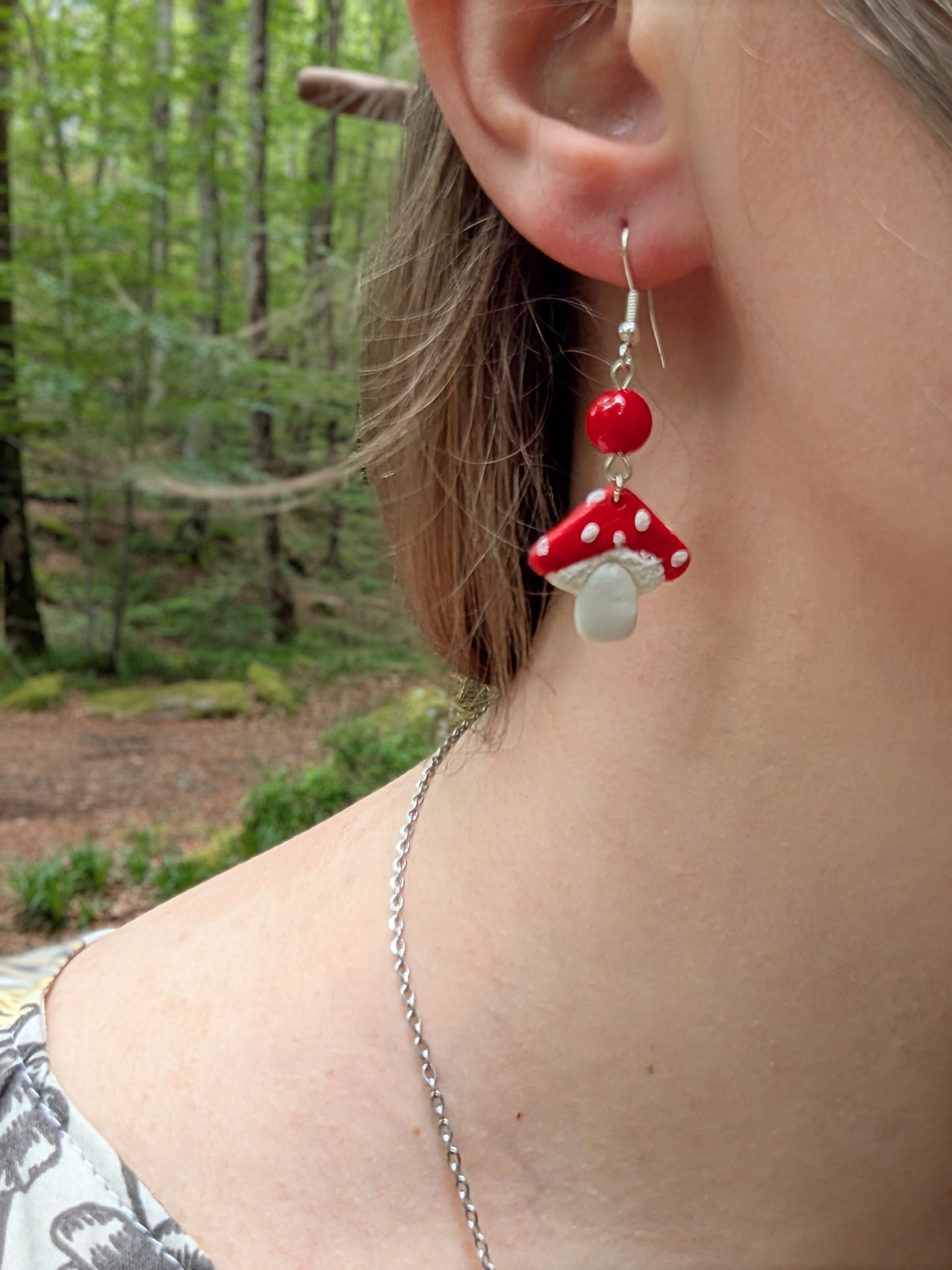 Boucles d'oreilles Amanites