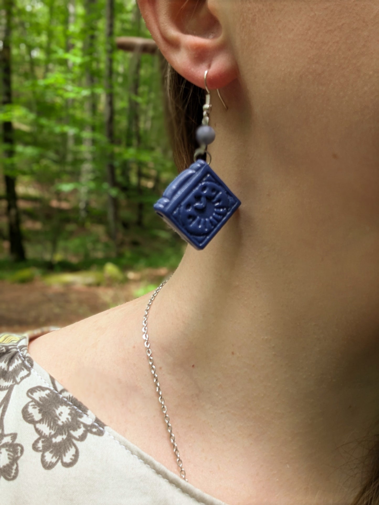 Boucles d'oreilles Grimoires Marines
