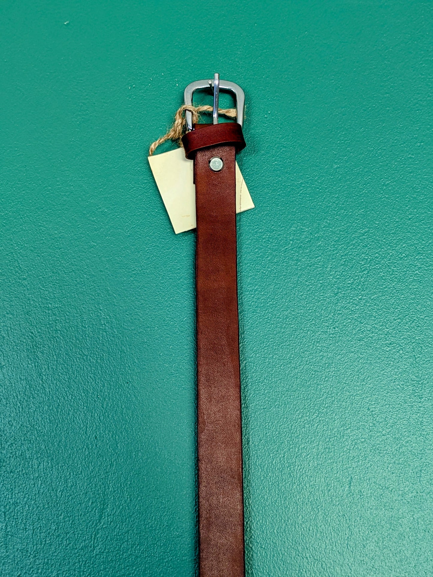 Ceinture cuir brun clair
