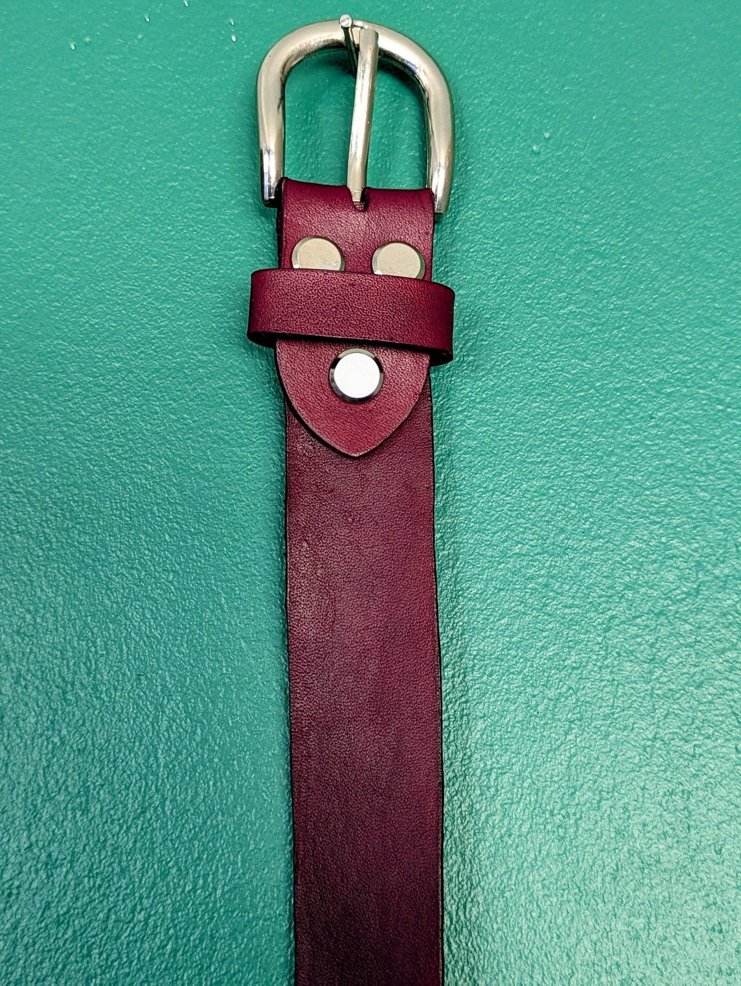 Ceinture cuir Violet