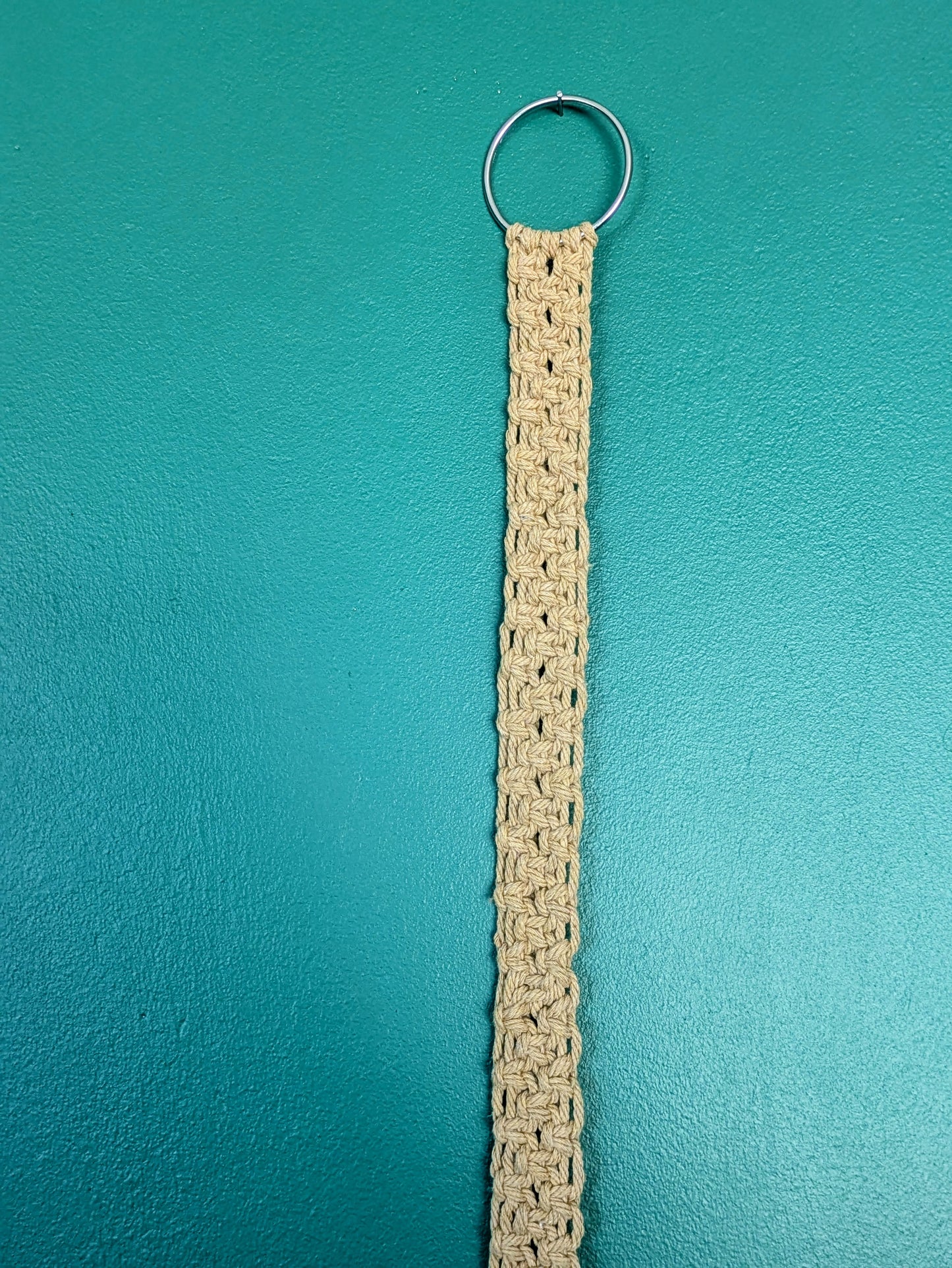 Ceinture macramé Camel