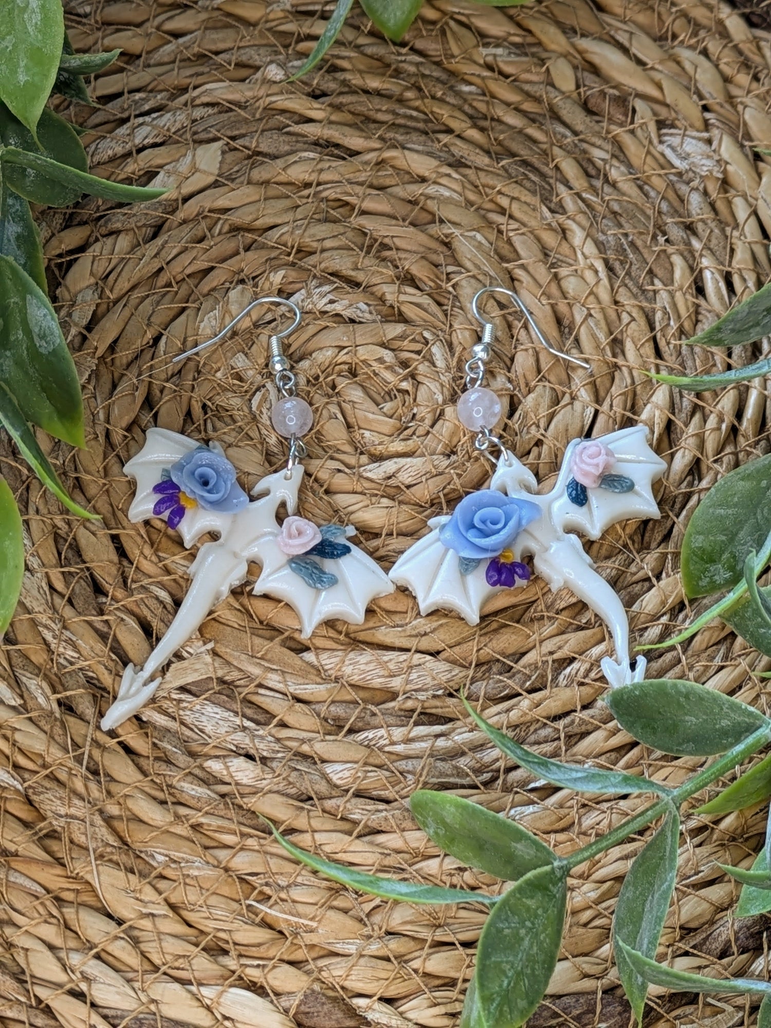 Boucles d'oreilles en pâte polymère