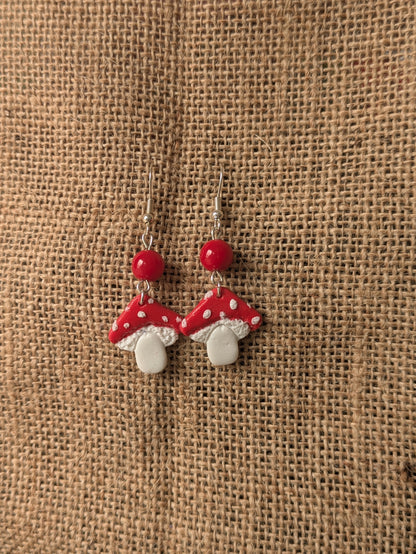 Boucles d'oreilles Amanites