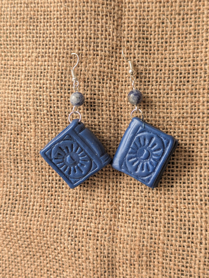 Boucles d'oreilles Grimoires Marines