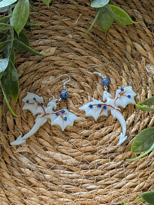 Boucles d'oreilles dragons d'hiver