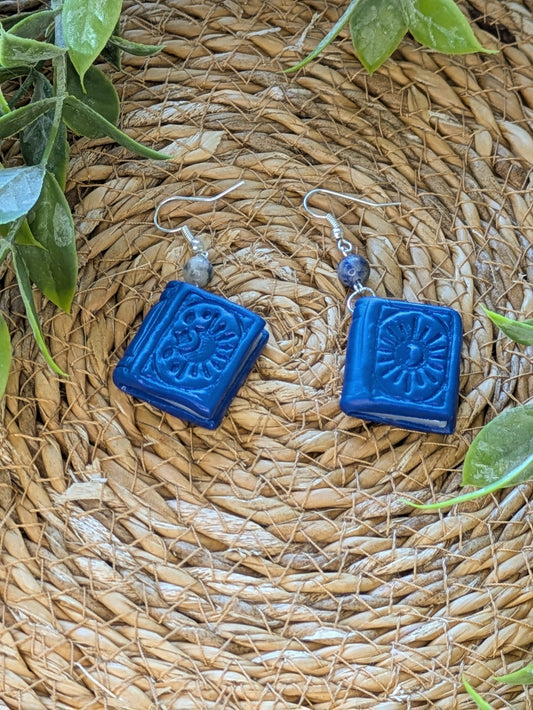 Boucles d'oreilles Grimoires Marines