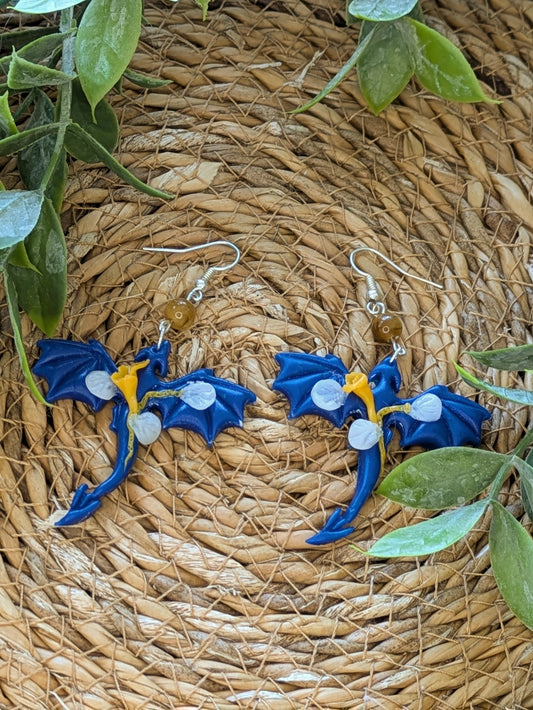 Boucles d'oreilles Dragons des mers