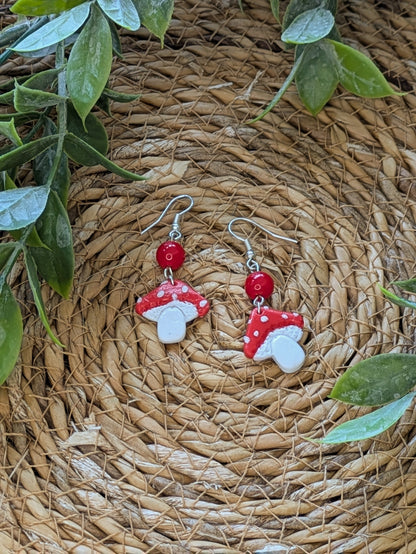 Boucles d'oreilles Amanites