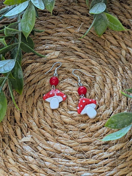 Boucles d'oreilles Amanites